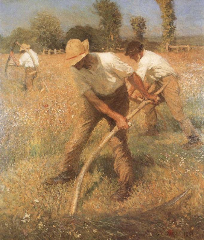 The Mowers, Sir George Clausen,RA